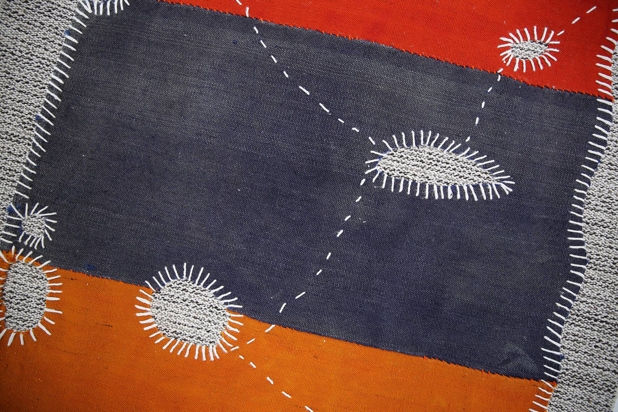 Vintage Anatolian Wall Tapestry Rug, Wall Textile Art, 90x106 Cm