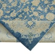 Handmade oriental contemporary 1980s 295 cm x 385 cm beige wool carpet