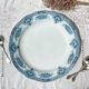 Vintage round dish Terre de fer ONNAING model "PRINTEMPS"