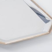 Stainless steel tray, Italian design, 1970s, made in Italy