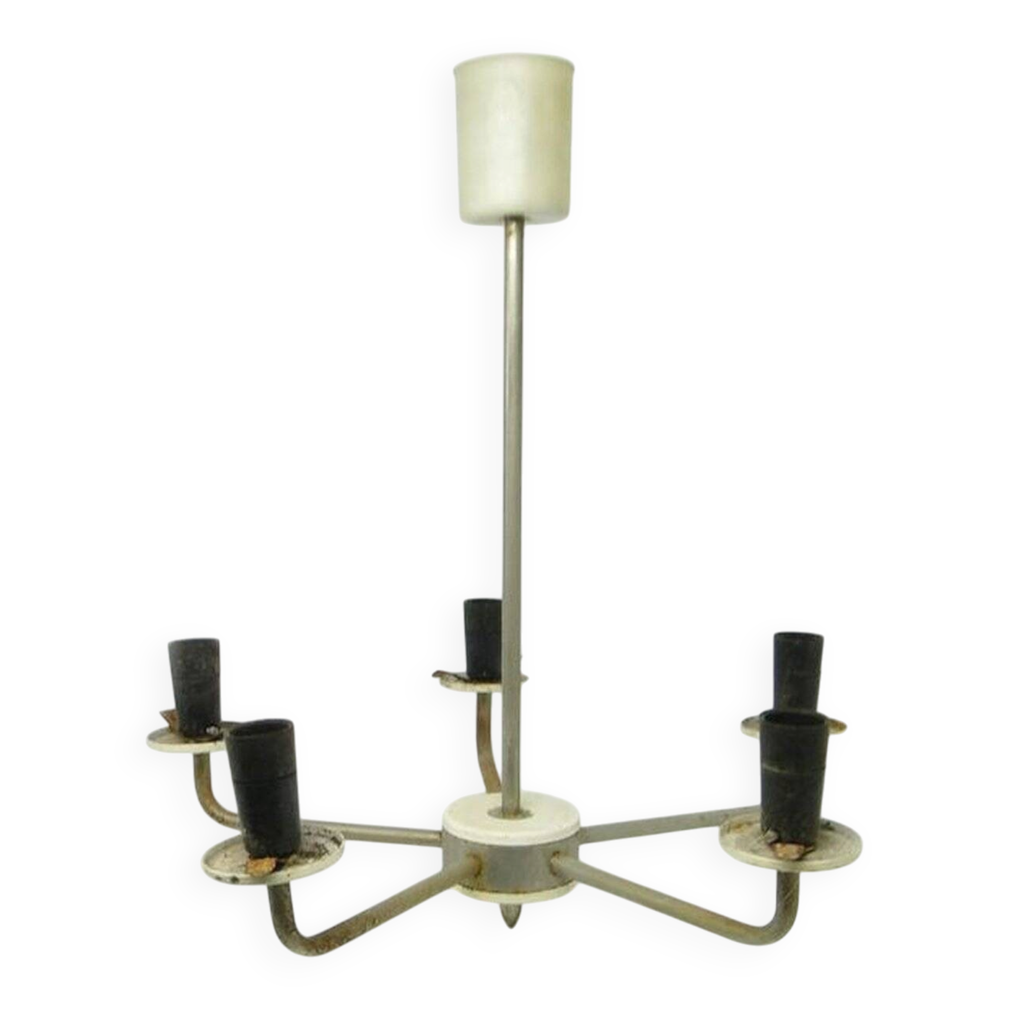 Chandelier du milieu du siècle, Pologne, années 1970