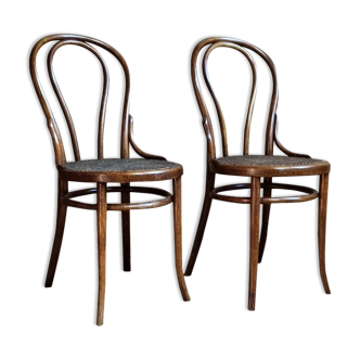 Pair of chairs Thonet n°18