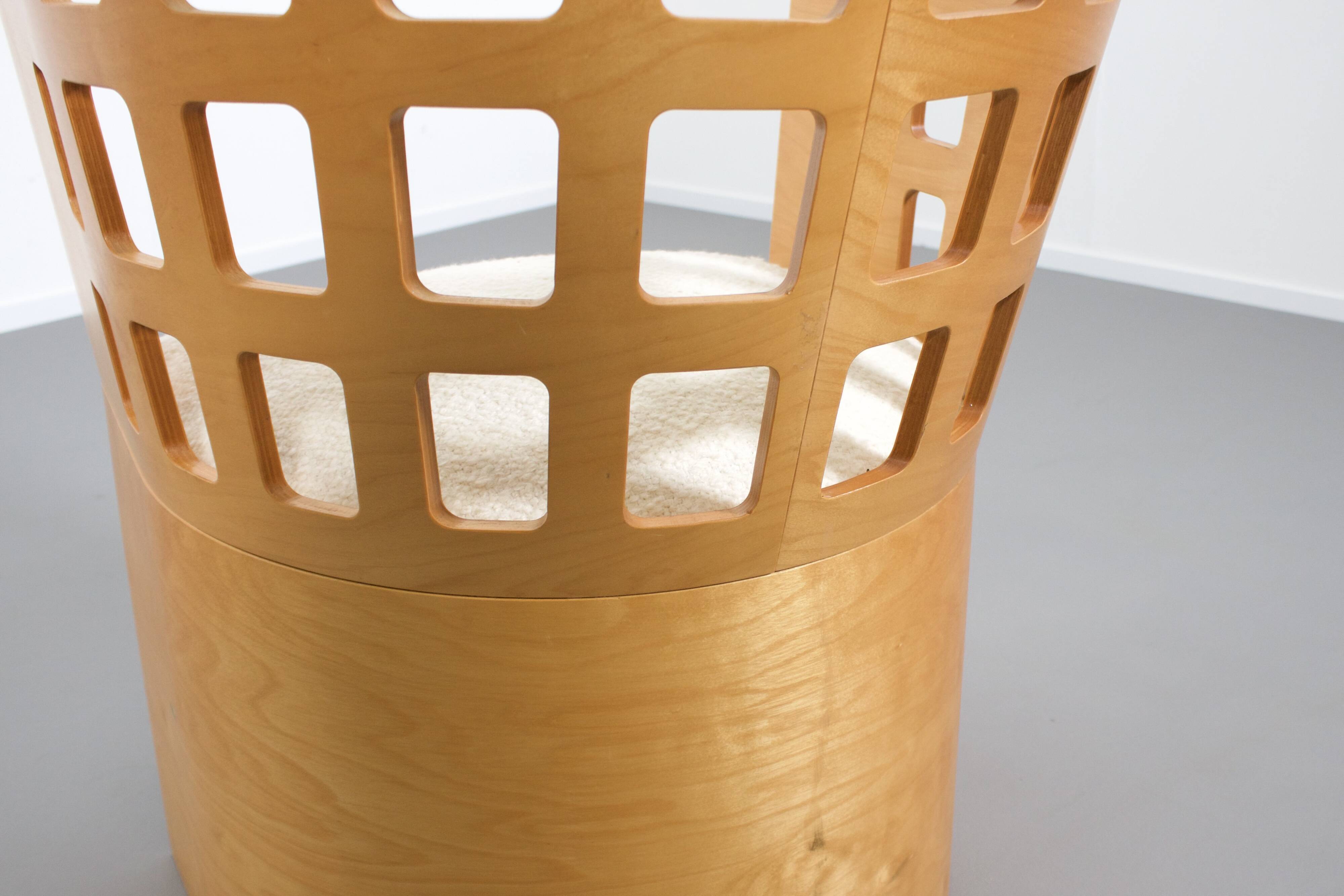 Rare Eero Aarnio Birch Armchair for Asko, Finland