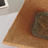 Empty pocket handmade sandstone chamotté resin