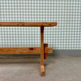 Vintage pitch pine bench (refurbished)