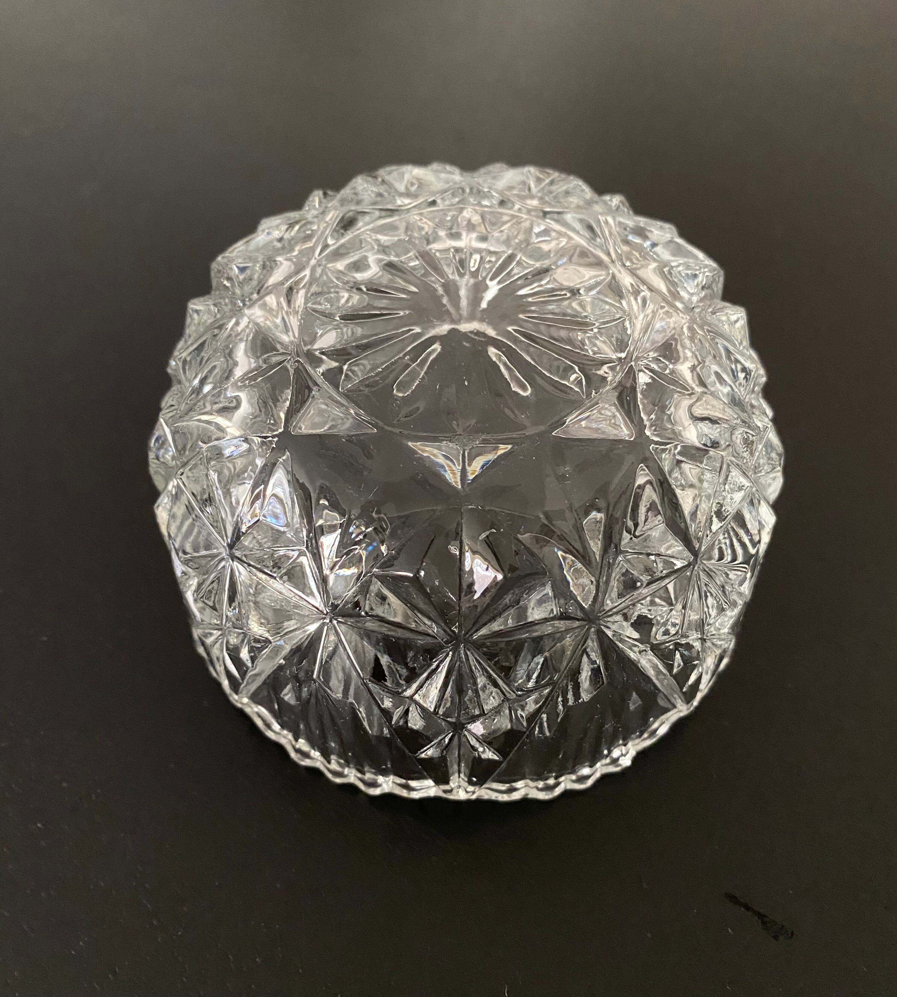 Glass candy box
