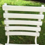4 garden armchairs