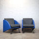 Pair of armchairs post-modern style