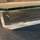 David Lange double-plated coffee table