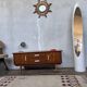 TV cabinet - hifi - vintage sideboard - teak - 50/60 - compass feet