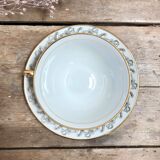Pair of fine porcelain tea cups