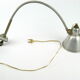 Lampe d'atelier industrielle flexible alu