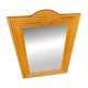 Vintage bamboo large mirror