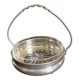 Silver-plated and crystal bonbonnière