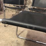 Set of 7 S33 Mart Stam Chairs Circa 1980