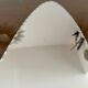 Beveled oval mirror to pose art deco 40s 50s 15x55cm