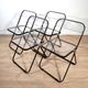 Set of 4 Plia chairs by Giancarlo Piretti – Anonima Castelli