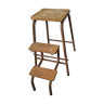 stepladder stool wood and metal folding 61cm high