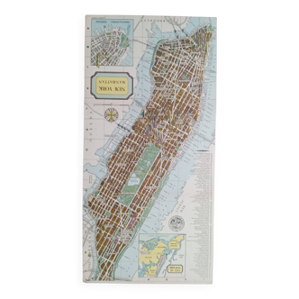Small vintage poster of New York City
