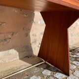 Bureau en bois (style bateau) finitions en metal