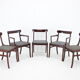 1950s Ole Wanscher chairs in Mahogany Denmark