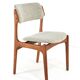 Set of 8 Erik Buch chairs for O.D. Møbler model 49 'Bur' - Danish design