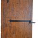 hand-forged studded castle doors + frame from the 1800s/1900s