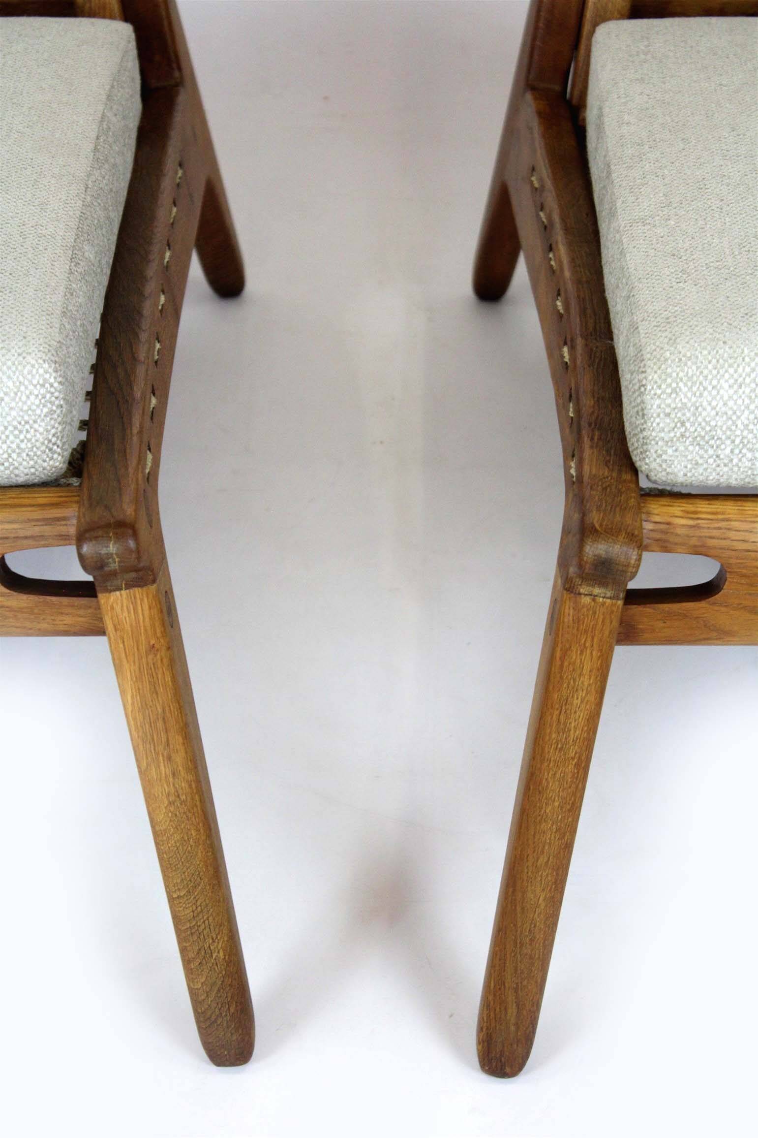 Restored Mid-Century Scandinavian Hunting Chairs by Kristiansson, 1950s