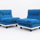 Vintage Italian Modern lounge chairs, 1970s