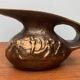 Brutalist Vintage German Bronze Decorative Carafe by Gilde