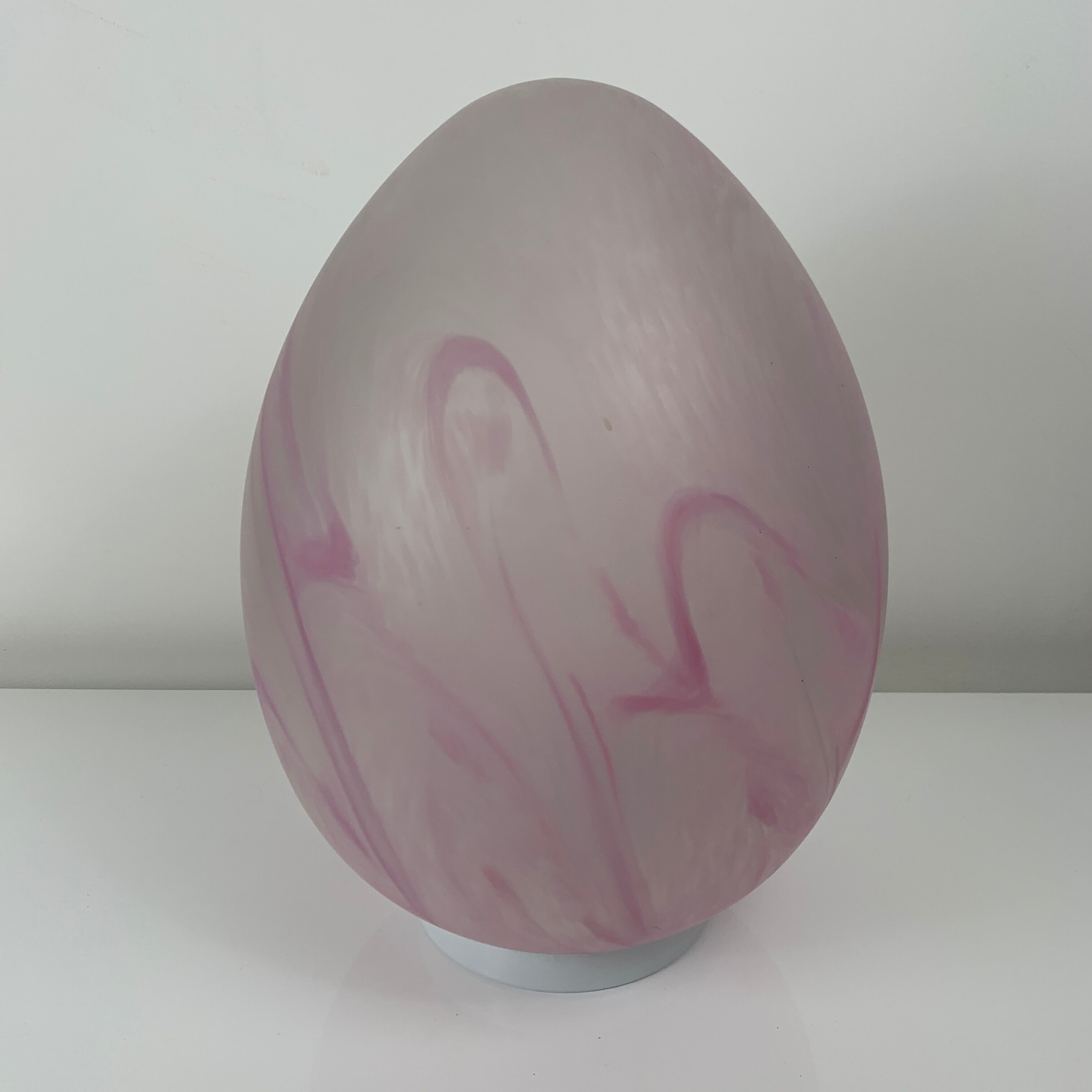 Vianne France blown glass Egg lamp XXL