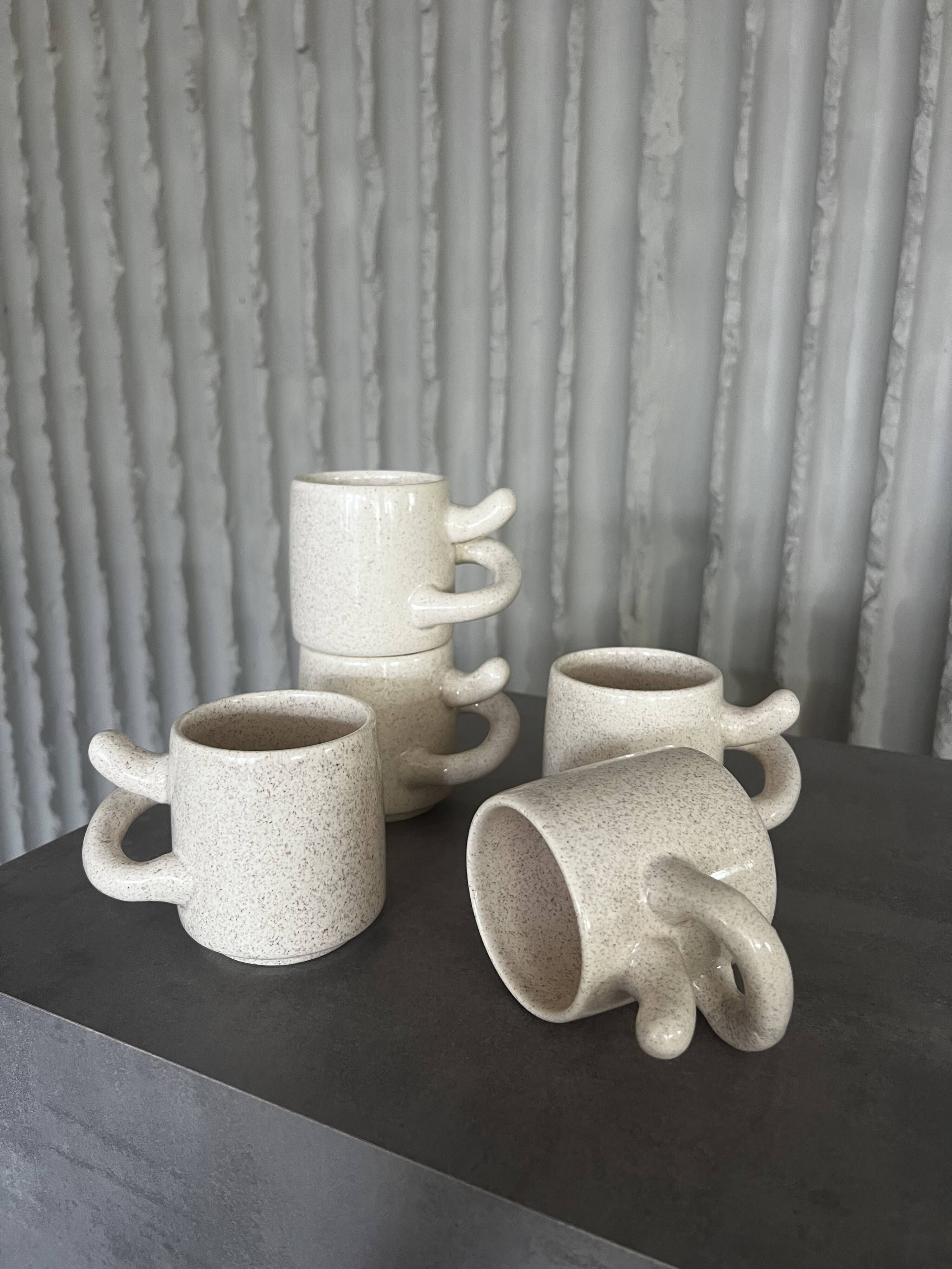 Ove Pollas Ceramic Tea Set — Pollas Design, Denmark, 1970s