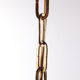 Vintage Hanging lamp Hollywood Regency style with white mixed glass ball.