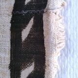Vintage Korhogo Senoufo canvas tapestry L.103 cm