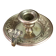Hand candle holder, butterfly decoration, solid brass