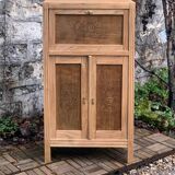 Parisian art deco sideboard in raw oak 1930