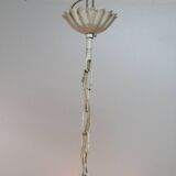 Hanging lamp in metal.3 lights. Vintage 1960s