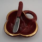 Butter maker and ceramic knife Poët Laval vintage