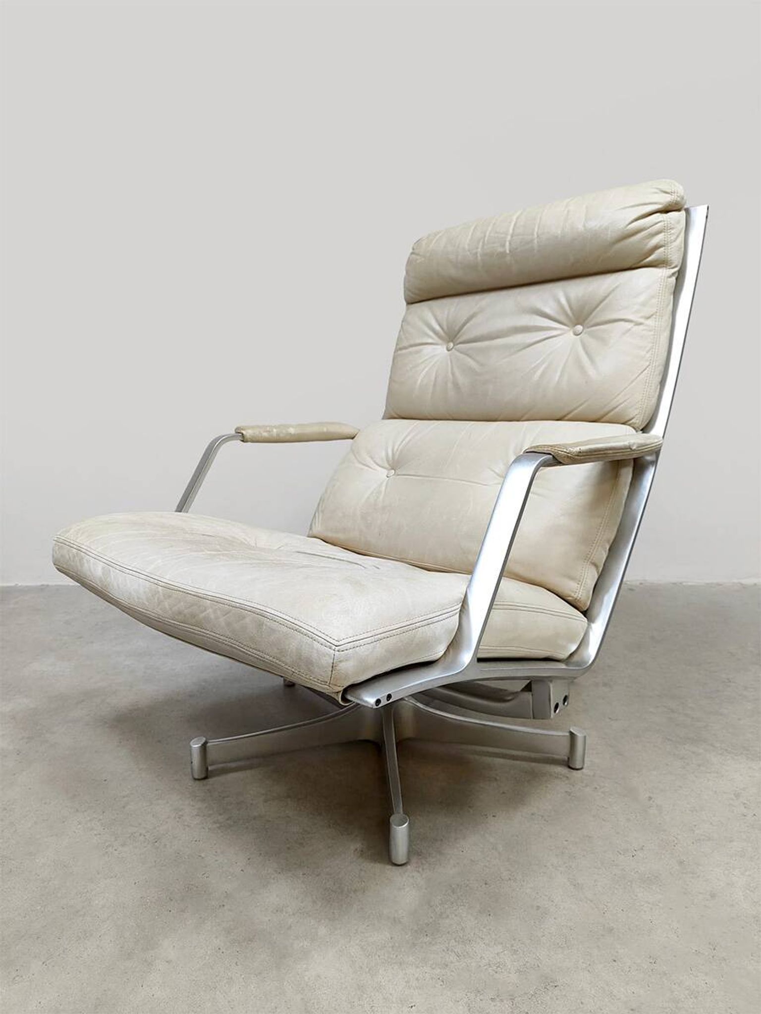 Danish lounge chair FK 85 vintage Preben Fabricius & Jorgen Kastholm Alfred Kill