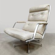Danish lounge chair FK 85 vintage Preben Fabricius & Jorgen Kastholm Alfred Kill