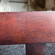 Entrance hall, mahogany coat rack