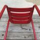 Set of 4 chairs old Tolix T1 metal stackable red vintage