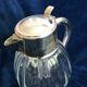 Large pitcher decanter with an ice cooler tube