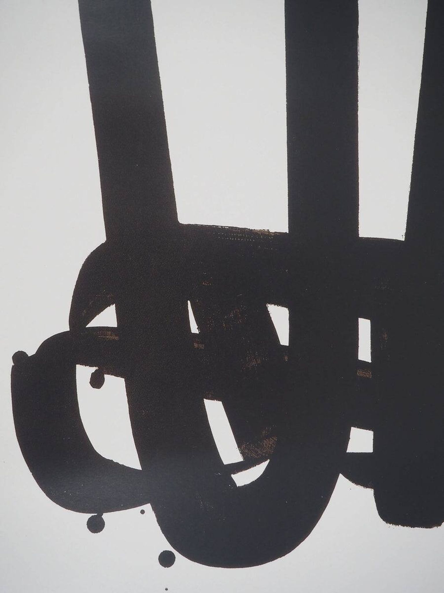 Art Poster Soulages Museum - "Painting" - Exhibition Quality - 40x60