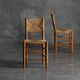 "Bauche" Dining Chairs by Charlotte Perriand for Steph Simon, France, 1950s
