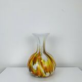 Murano glass opaline vase, 1970s, vintage