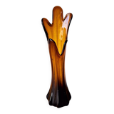 Organic blown glass vase