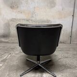 Fauteuil chauffeuse par Charles Pollock pour Knoll, années 70