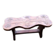 Carved wooden folk art bench