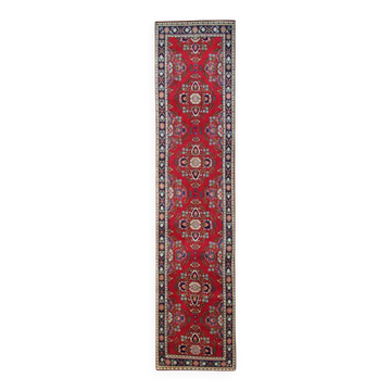 Couvertures de marche en laine rouge, tapis floral en laine fait main, tapis oriental.